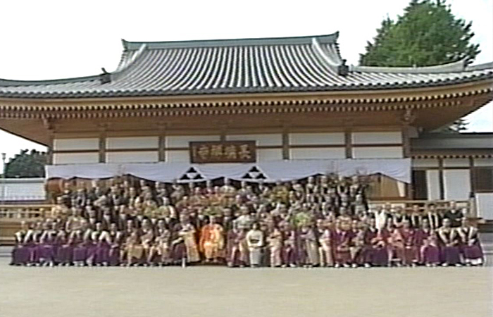 令和元年5月　大本山建長寺管長吉田正道老大師猊下を迎えての大慈塔落慶法要